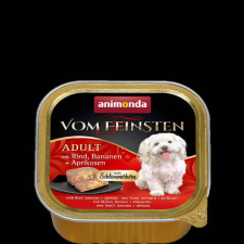 Animonda Vom Feinsten Gourmet (marha,banán,kajszbarack) alutálkás - Felnőtt kutyák részére (150g) kutyaeledel