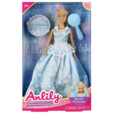 Anlily baba kék ruhában - 29 cm - Winter Princess baba