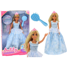 Anlily Ice Queen kék ruha hópehely ecset baba 16926 baba