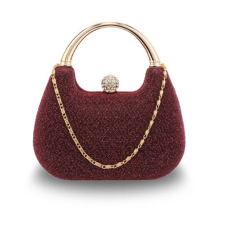 Anna Grace Crystal különleges alkalmi táska-lila kézitáska és bőrönd