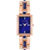 ANNE KLEIN AK/4156BLRG karóra, női, szögletes, rózsaarany
