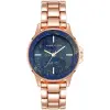 ANNE KLEIN női kerek rózsaarany színű karóra AK/4132BLRG