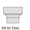 Anro BR-04 Pattintós ékkő, középkonzol - natúr