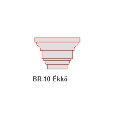 Anro BR-10 Ékkő, pattintós középkonzol - felületkezelt dekoráció