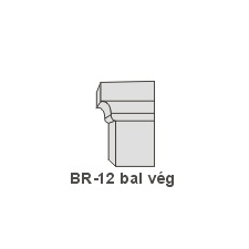 Anro BR-12 díszlécre - Bal oldali véglezárás tapéta, díszléc és más dekoráció