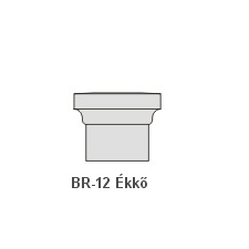 Anro BR-12 Ékkő, pattintós középkonzol - natúr dekoráció