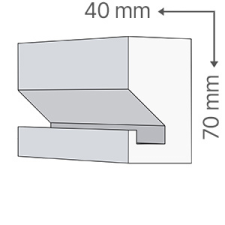 Anro BR-149/E Rejtett világítás - oldalfal tapéta, díszléc és más dekoráció