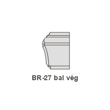 Anro BR-27 díszlécre - Bal oldali véglezárás tapéta, díszléc és más dekoráció