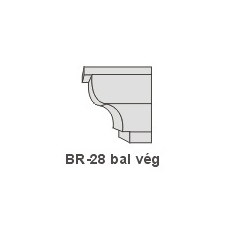 Anro BR-28 díszlécre - Bal oldali véglezárás tapéta, díszléc és más dekoráció