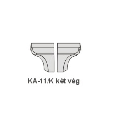 Anro KA-11/K díszlécre - Két oldali véglezárás (beforgatás) tapéta, díszléc és más dekoráció