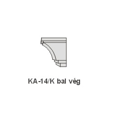 Anro KA-14/K díszlécre - Bal oldali véglezárás tapéta, díszléc és más dekoráció