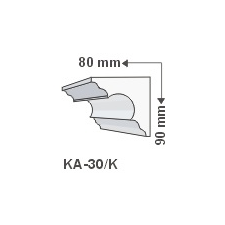 Anro KA-30 Karnistakaró díszléc tapéta, díszléc és más dekoráció