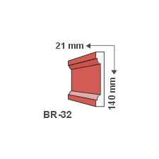 Anro Kültéri díszléc BR-32 - felületkezelt tapéta, díszléc és más dekoráció