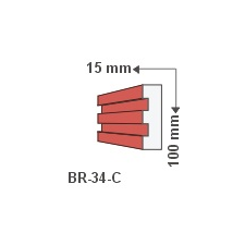 Anro Kültéri díszléc BR-34/C - felületkezelt tapéta, díszléc és más dekoráció