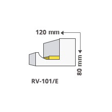 Anro RV-101/E - Rejtett világítás díszléc - oldalfal tapéta, díszléc és más dekoráció