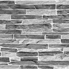ANRO Wall Flexpanel PVC falburkoló lap - Sötétszürke kő (Slate dark grey) tapéta, díszléc és más dekoráció