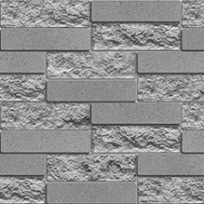 ANRO Wall Flexpanel PVC falburkoló lap - Szürke tégla (Facing Brick) tapéta, díszléc és más dekoráció