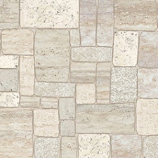 ANRO Wall Flexpanel PVC falburkoló lap - Világos szürke kő (Stone shell rock white) tapéta, díszléc és más dekoráció