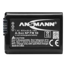 Ansmann A-Son NP FW50 akkumulátor Sony fényképezőgépekhez 900mAh digitális fényképező akkumulátor