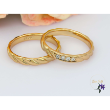  Antiallergén duó karikagyűrű -18K gyűrű