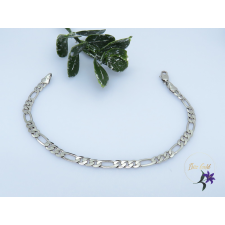  Antiallergén figaró szemes karlánc-rodium karkötő