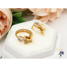  Antiallergén lepke fülbevaló-18k fülbevaló