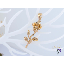  Antiallergén rózsa medál-18K medál