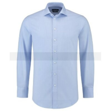  Antibakteriális pamut elasztikus férfi ing - Kék férfi ing