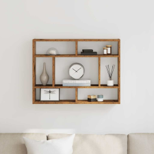  Antik fa szerelt fa fali polc 75x16x55 cm bútor