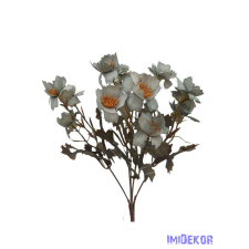  Antik színű kis csokor 28cm 3353 - Szürke dekorációs kellék