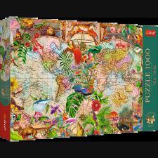 Antik Világtérkép Puzzle - Premium Plus Tea Time 1000 darabos puzzle, kirakós