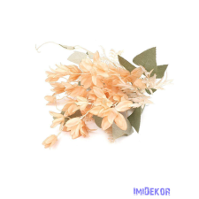  Antik virágos műzöld csokor 36 cm - Barack dekorációs kellék