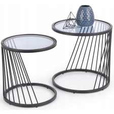  ANTILLA 2 db-os pad szett fekete/füst bútor