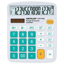 Antilop A-2114C színes asztali számológép 14 számjegyű nagy kijelző többféle színben számológép