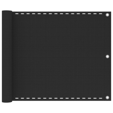  Antracitszürke HDPE erkélynapellenző 75 x 500 cm kerti bútor