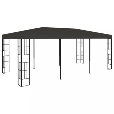  antracitszürke pavilon 3 x 6 m kerti bútor