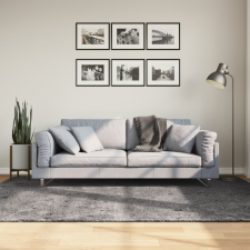  Antracitszürke rövid szálú puha és mosható szőnyeg 160 x 230 cm lakástextília