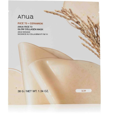 Anua Rice 70 Glow Collagen Mask 4× 38 g arcpakolás, arcmaszk