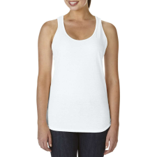 ANVIL ANL6751 ívelt aljjú sporthátú ujjatlan női póló-trikó Anvil, White-XL női trikó