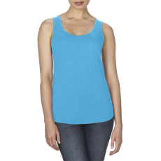 ANVIL Női sporthátú trikó, Anvil ANL6751, ívelt aljjal, Heather Caribbean Blue-M