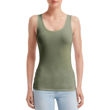 ANVIL Női ujjatlan póló, sztreccs trikó, Anvil ANL2420, City Green-M női trikó