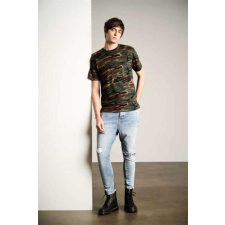 ANVIL Póló Anvil terepmintás unisex, camouflage sand, M munkaruha