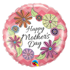 Anya Boldog Anyák Napját Happy Mother's Day fólia lufi 46 cm party kellék