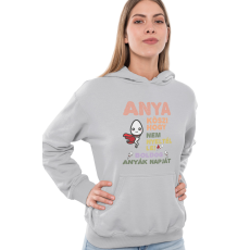  Anya köszi, hogy nem nyeltél le - Kapucnis Pulóver