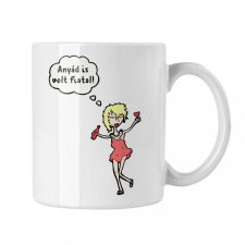  Anyád is volt fiatal! (Személyre szabható) - Fehér Bögre bögrék, csészék