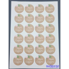  Anyák napjára natúr matrica A4 dekorációs kellék