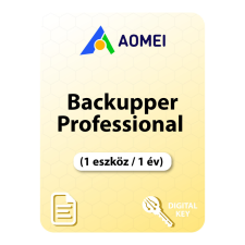 AOMEI Backupper Professional (1 eszköz / 1 év)  (Elektronikus licenc) egyéb program