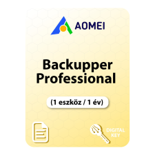 AOMEI Backupper Professional (1 eszköz / 1 év) (Elektronikus licenc) egyéb program