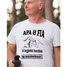  Apa-fia póló - Apa és fia legjobb barátok női póló