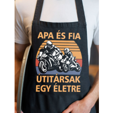  Apa fia útitársak kötény - Motoros ajándék lakástextília